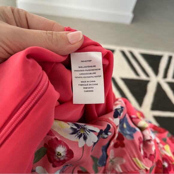 Parker Annabel Floral Dress Size 4 - Picture 4 of 4